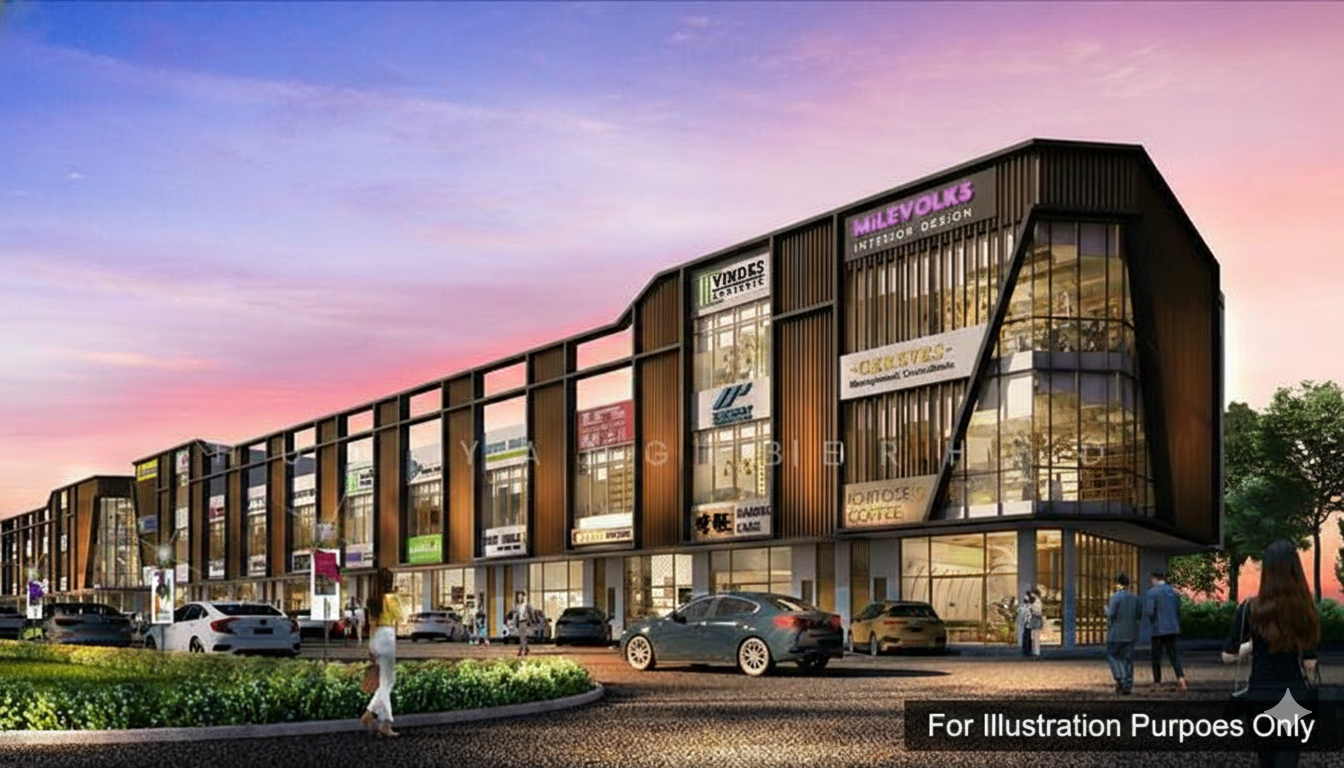 Retail shop lots at Wawari township — freehold commercial shoplots in Iskandar Puteri